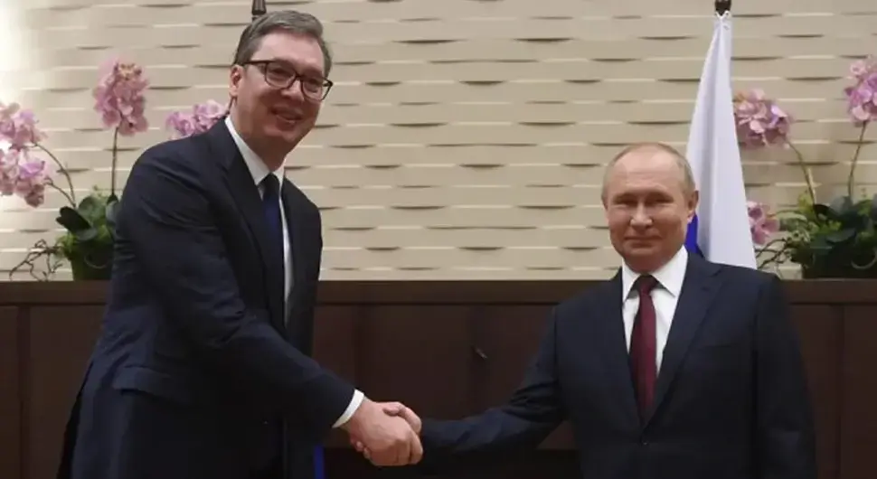 Александар Вучић и Владимир Путин
