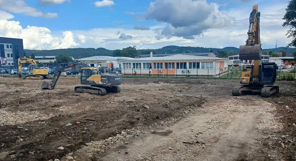 Мјесто гдје је била Грађевинска школа у Бањалуци