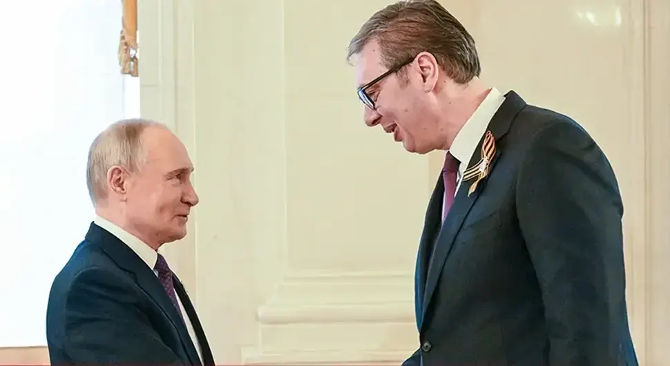 Aleksandar Vzčić i Vladimir Putin