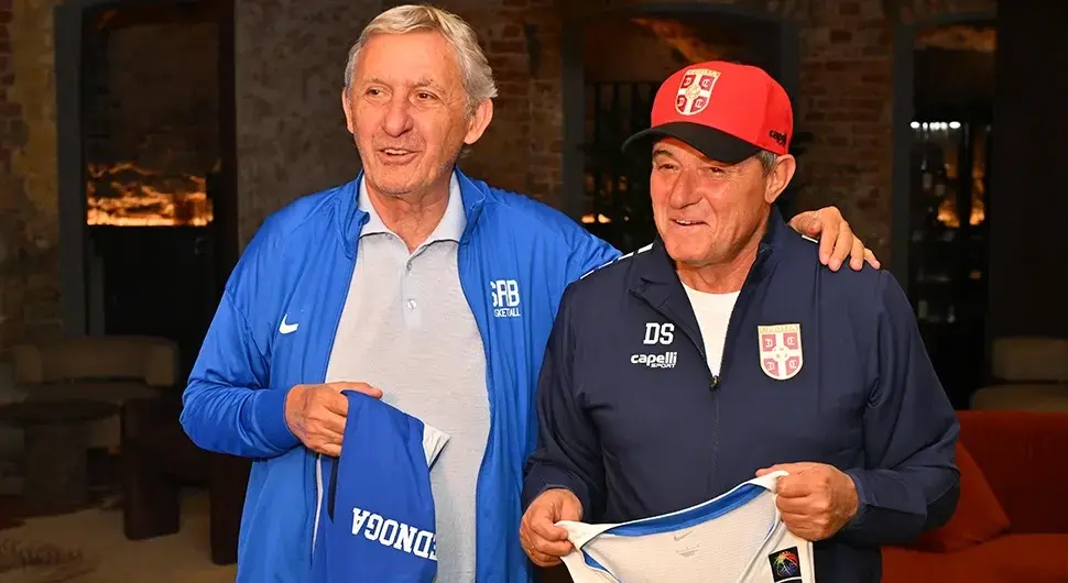 Svetislav Pešić i Aleksandar Stojković Piksi  u Rigi