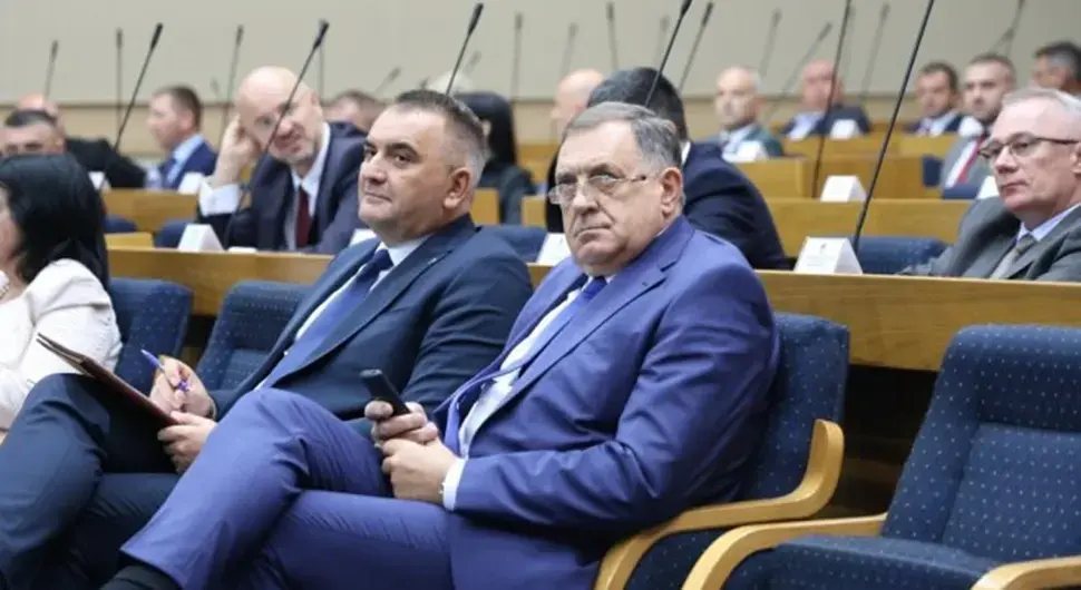 Саво Минић и Милорад Додик