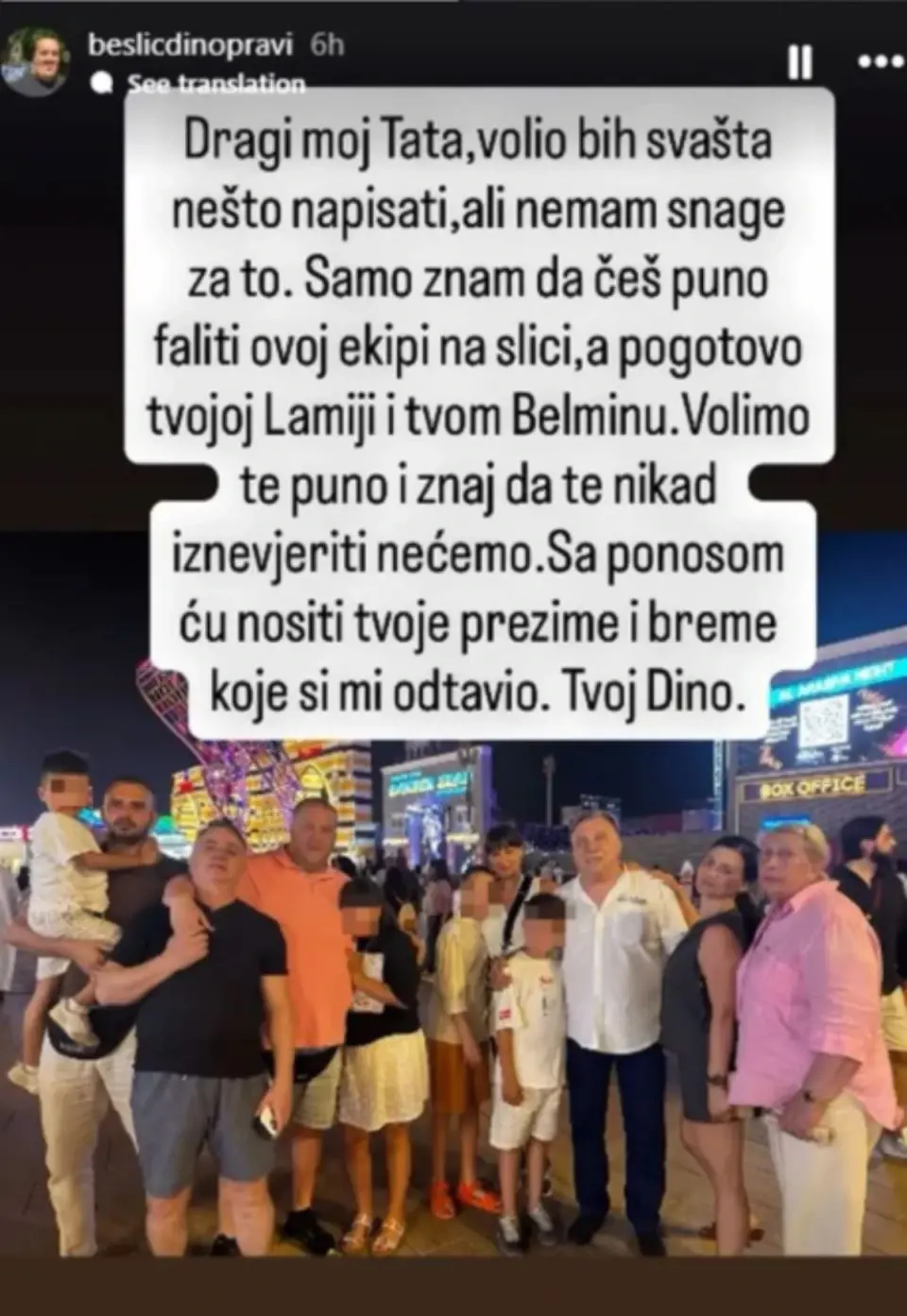 Статус Дине Бешлића