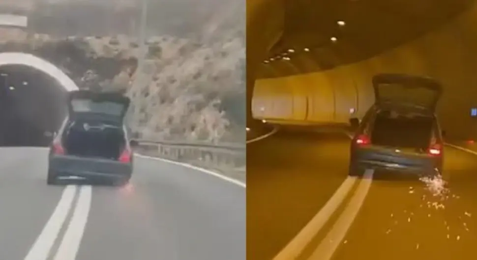 Жена километрима возила без точка! Погледајте шта је остало од точка