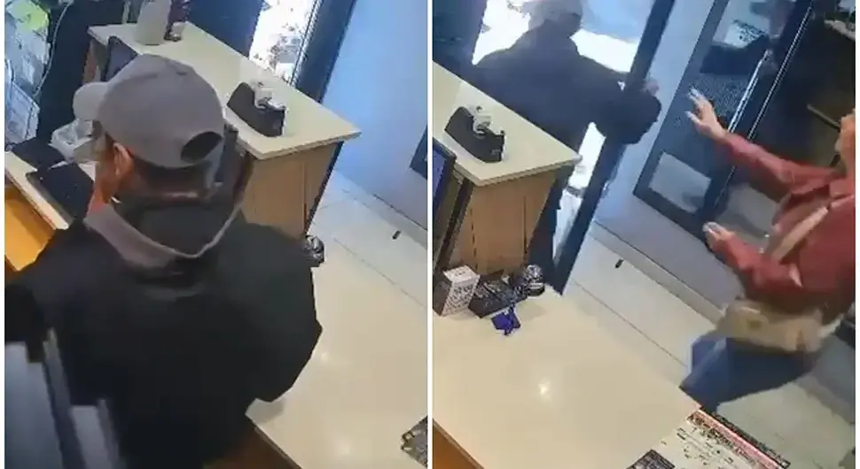 Погледајте снимак покушаја пљачке у хотелу: Ево како је радница зауставила лопова