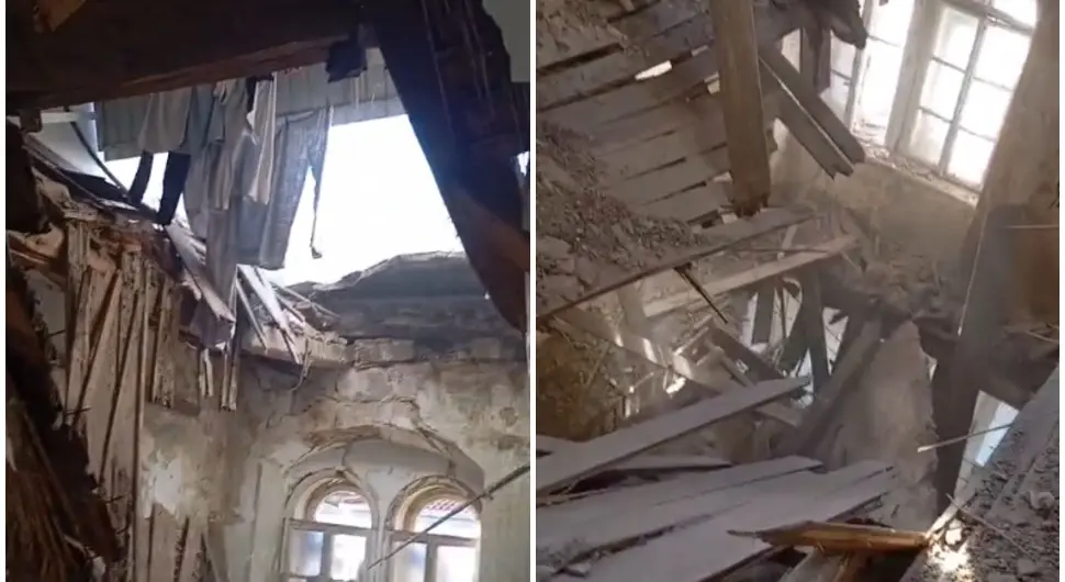 Умало катастрофа у БиХ: Урушио се кров на згради, читав строп пао у амбуланту