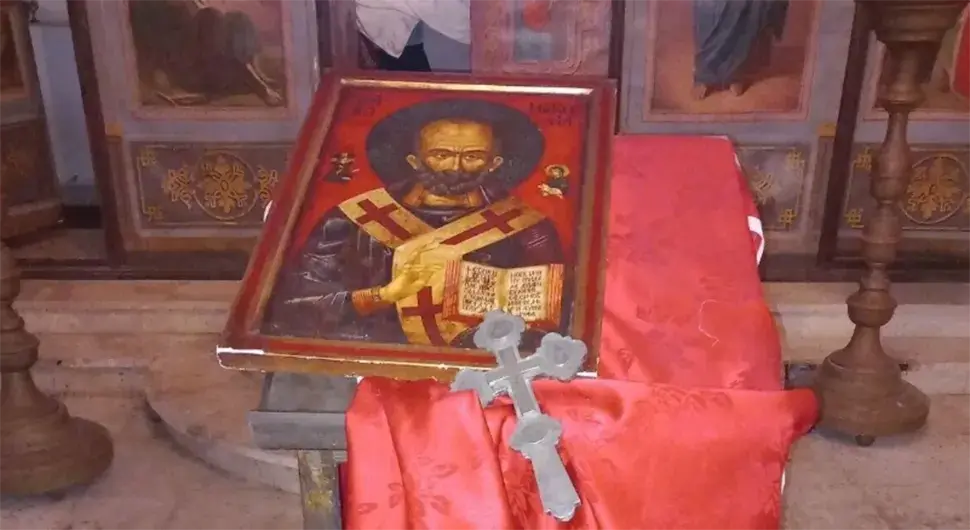 Истрага у току: Оскрнављен православни храм у Улцињу