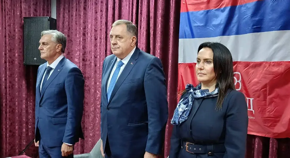 Милорад Додик и Синиша Каран