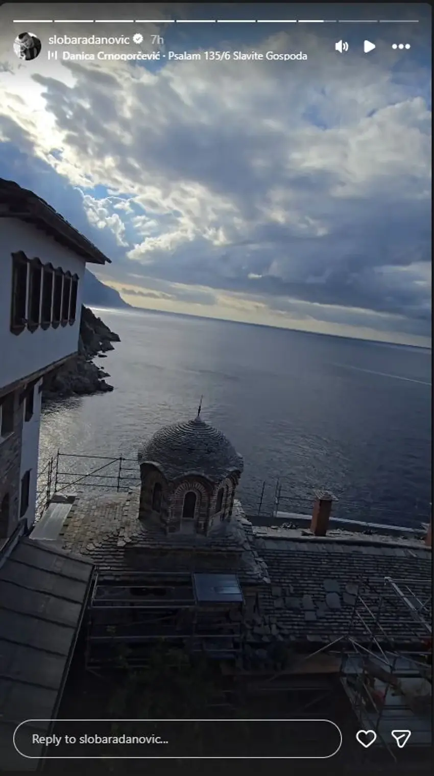 Слоба Радановић посјетио Свету Гору