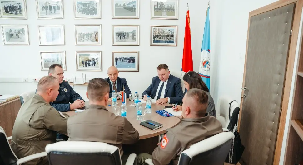 Будимир и Кострешевић у Центру за обуку