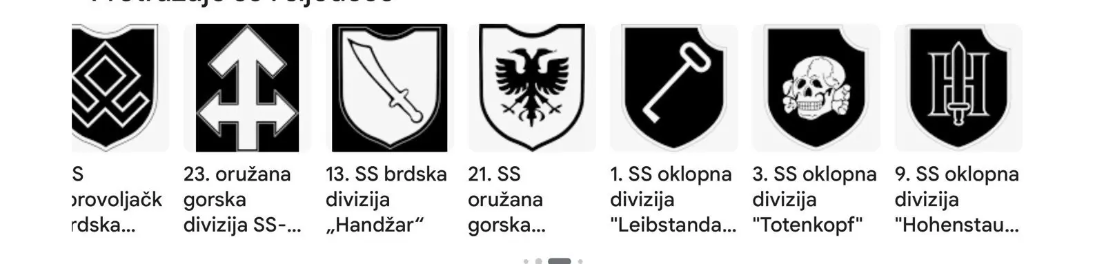 Ознаке Ханџар дивизије