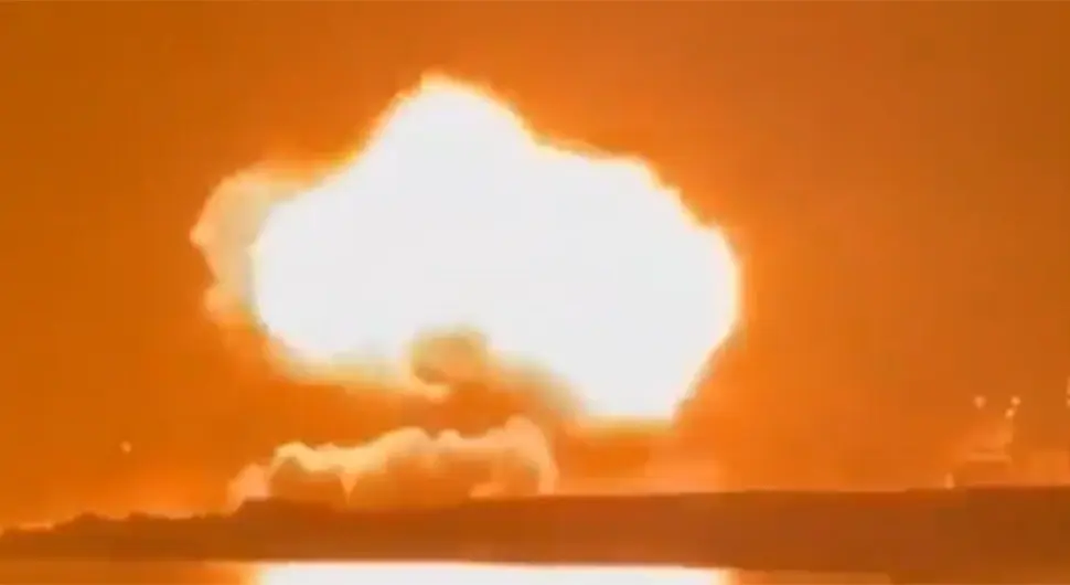 Детонација ракете Фламинго