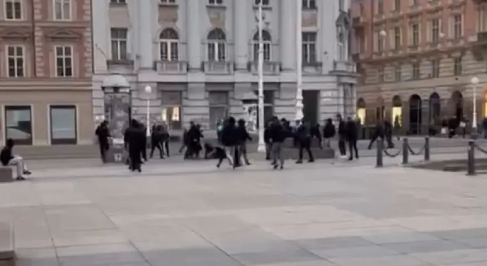 Масовна туча у центру Загреба