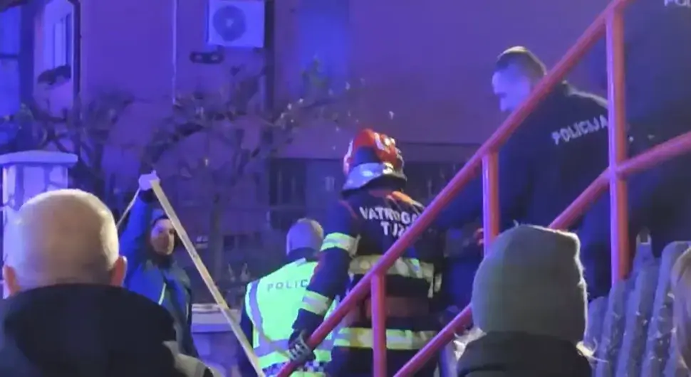 Тузла пожар Дом пензионера