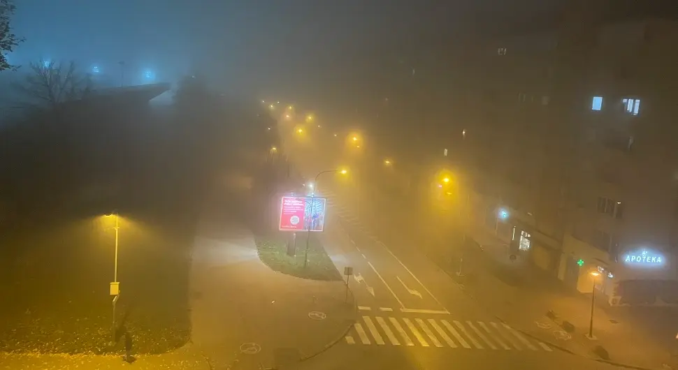 Вечерас нездрав ваздух у Бањалуци