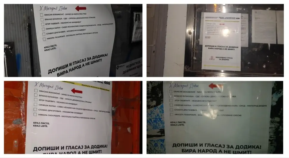 Лажни плакати, фалсификован материјал, снимци: Најпрљавија изборна кампања у Српској? Досад!