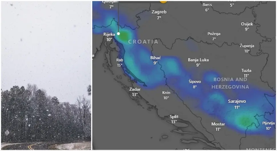 Стиже захлађење и снијег, температура ће пасти за 15 степени!