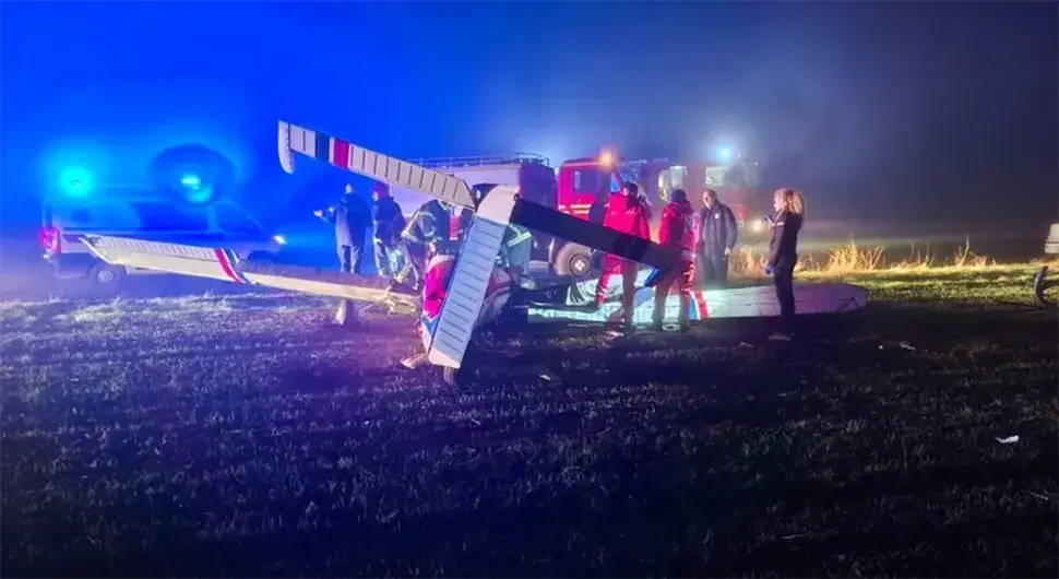 Пао авион код Суботице