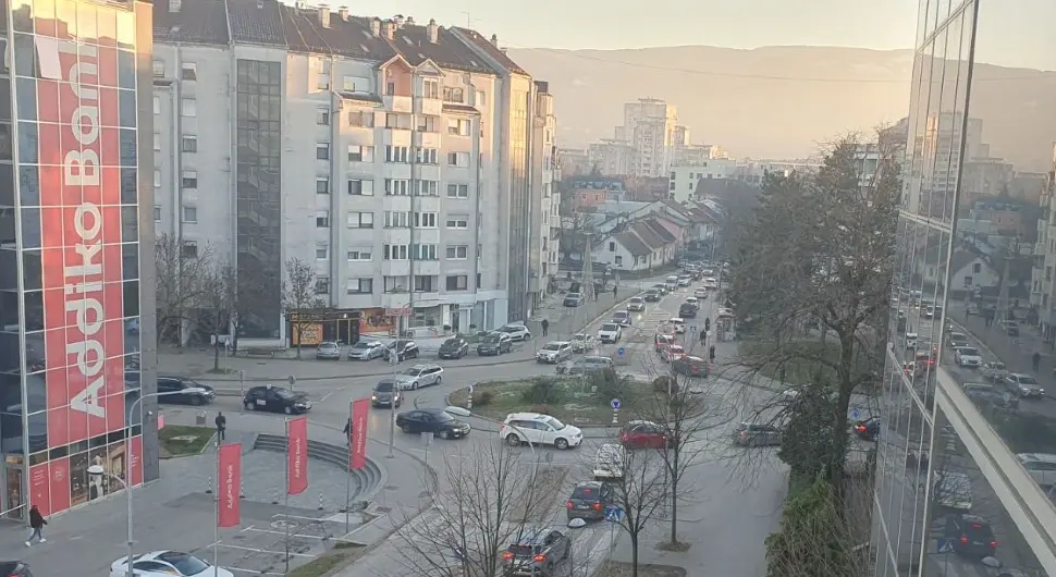 Саобраћајна гужва у Бањалуци