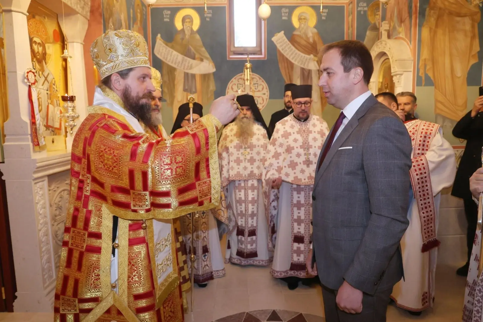 Горан Селак и владика Сергије