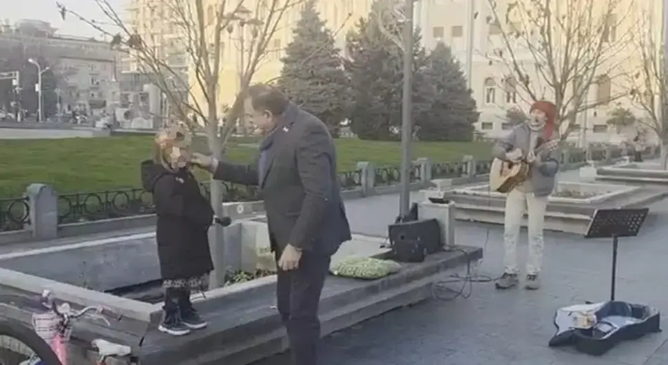 Додик се дружио с најмлађима у Бањалуци