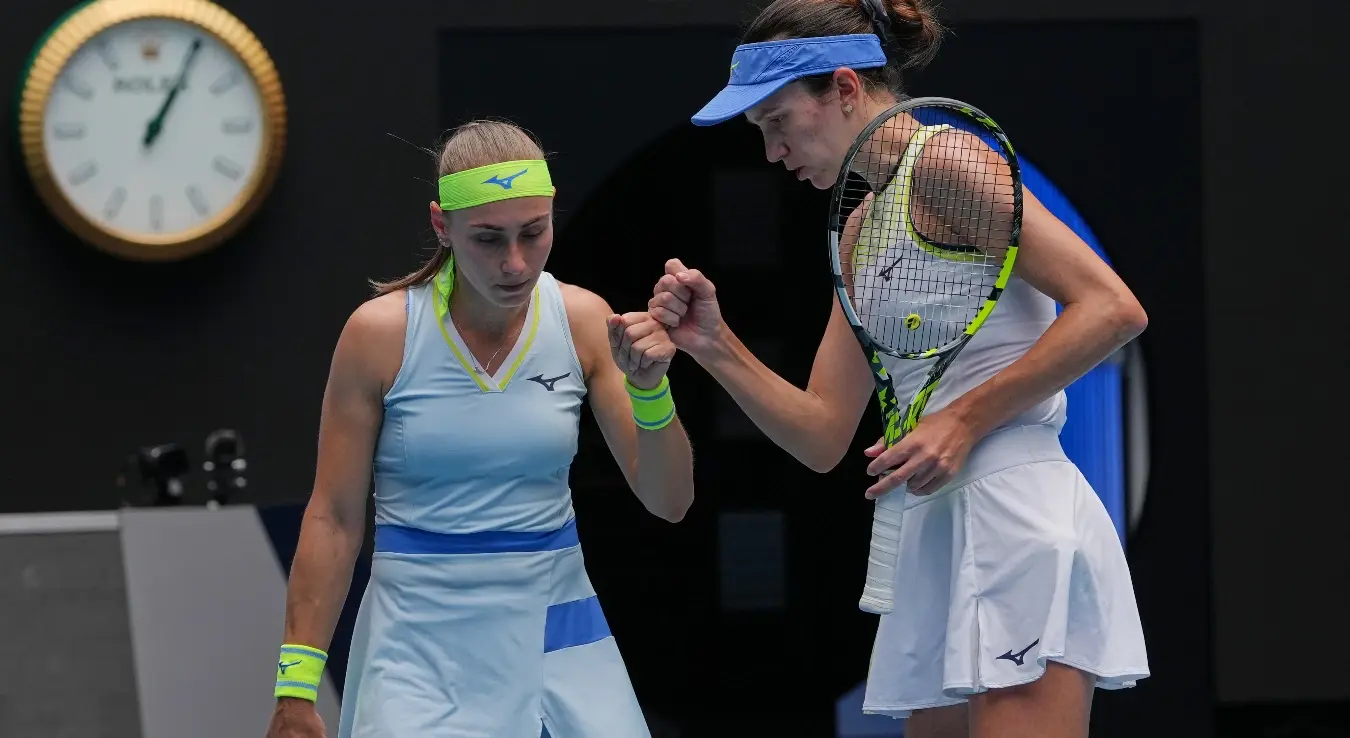 Александра Крунић  и Ана Данилов на Аустралијан опену
