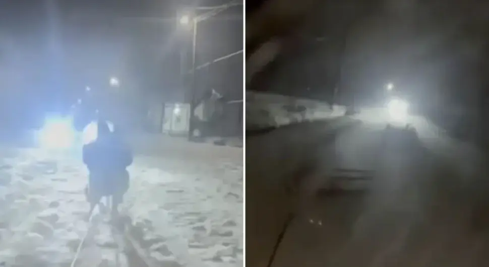 Ауто прегазио малољетнице када су пале са санки: Процурио узнемирујући снимак несреће