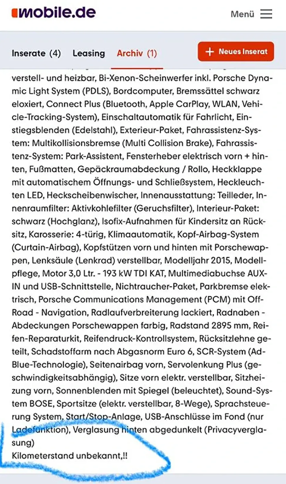 Оглас за порше кајен