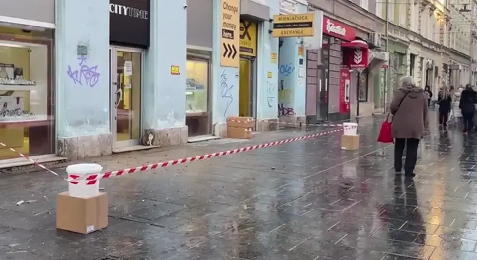 Обрушила се фасада у Сарајеву