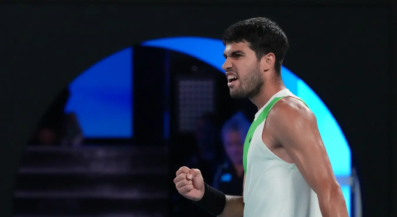 Carlos Alcaraz Карлос Алкараз Аустралијан опен полуфинале резултат Аустралијан опен 2026 s kim igra