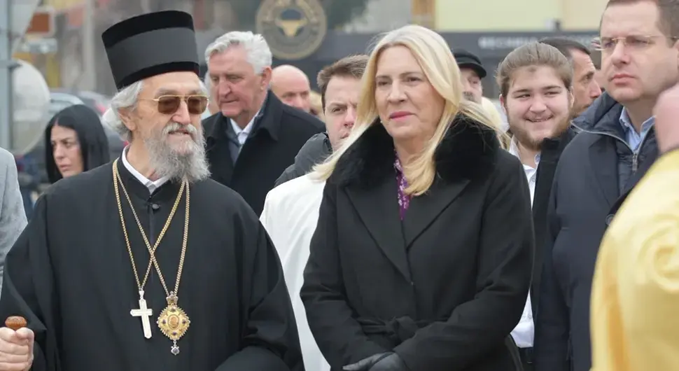 Жељка Цвијановић на Богојављенској литији