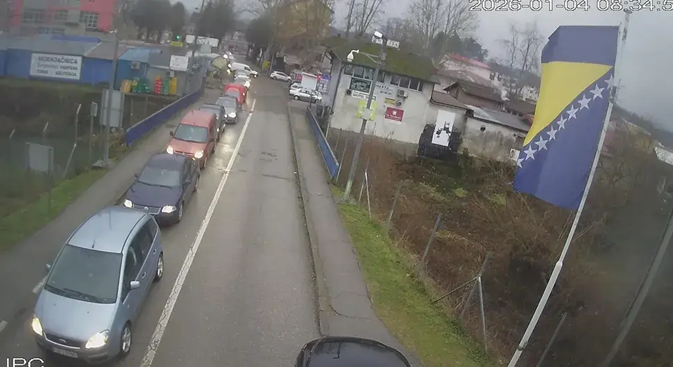 Гужва на излазу из БиХ