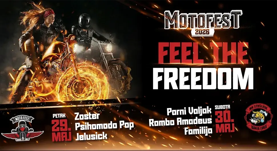 Мото Фест Бањалука 2026: Два дана врхунског рокенрола на тврђави Кастел