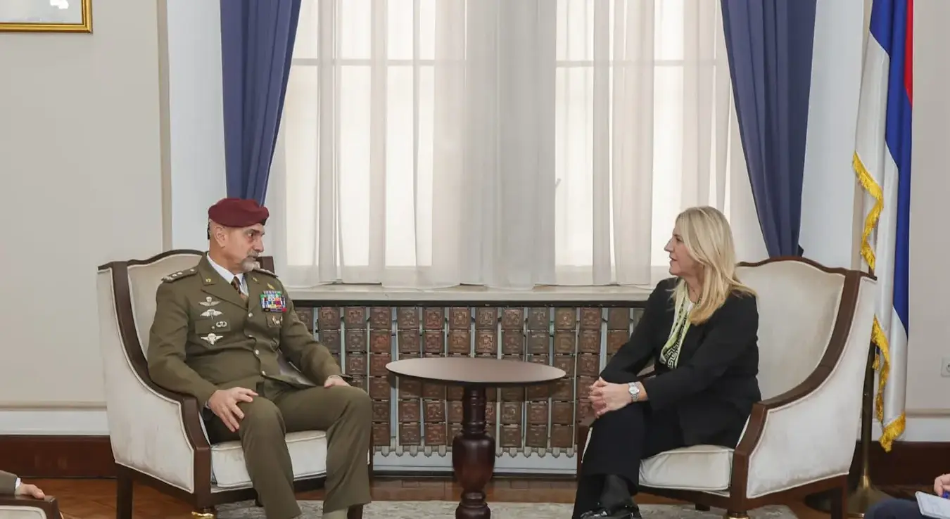 Жељка Цвијановић на састанку са Маурицијом Фрондом