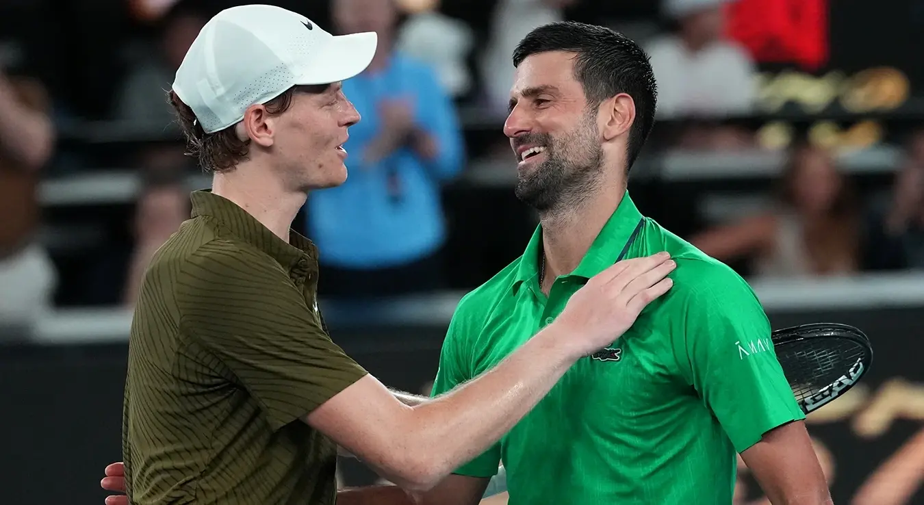 Јаник Синер и Новак Ђоковић, Аустралијан опен 2026. полуфинале