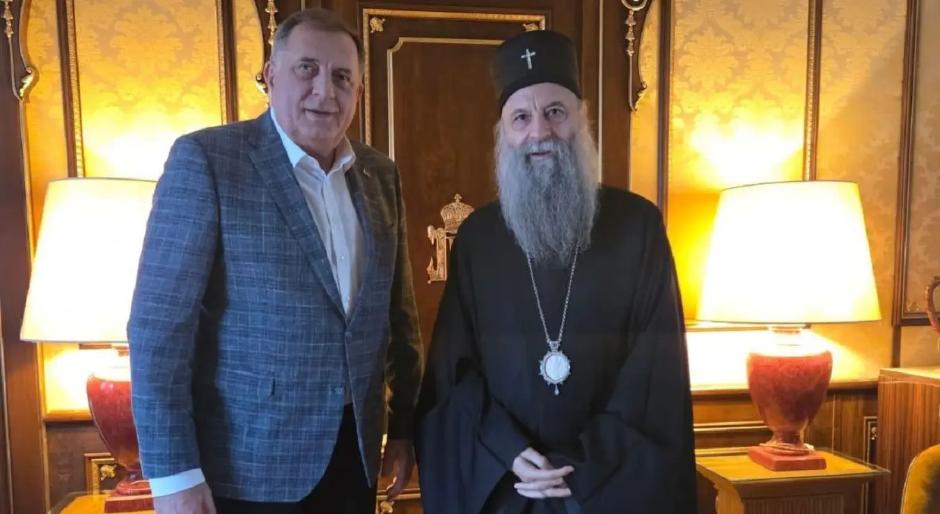 Додик разговарао са патријархом Порфиријем