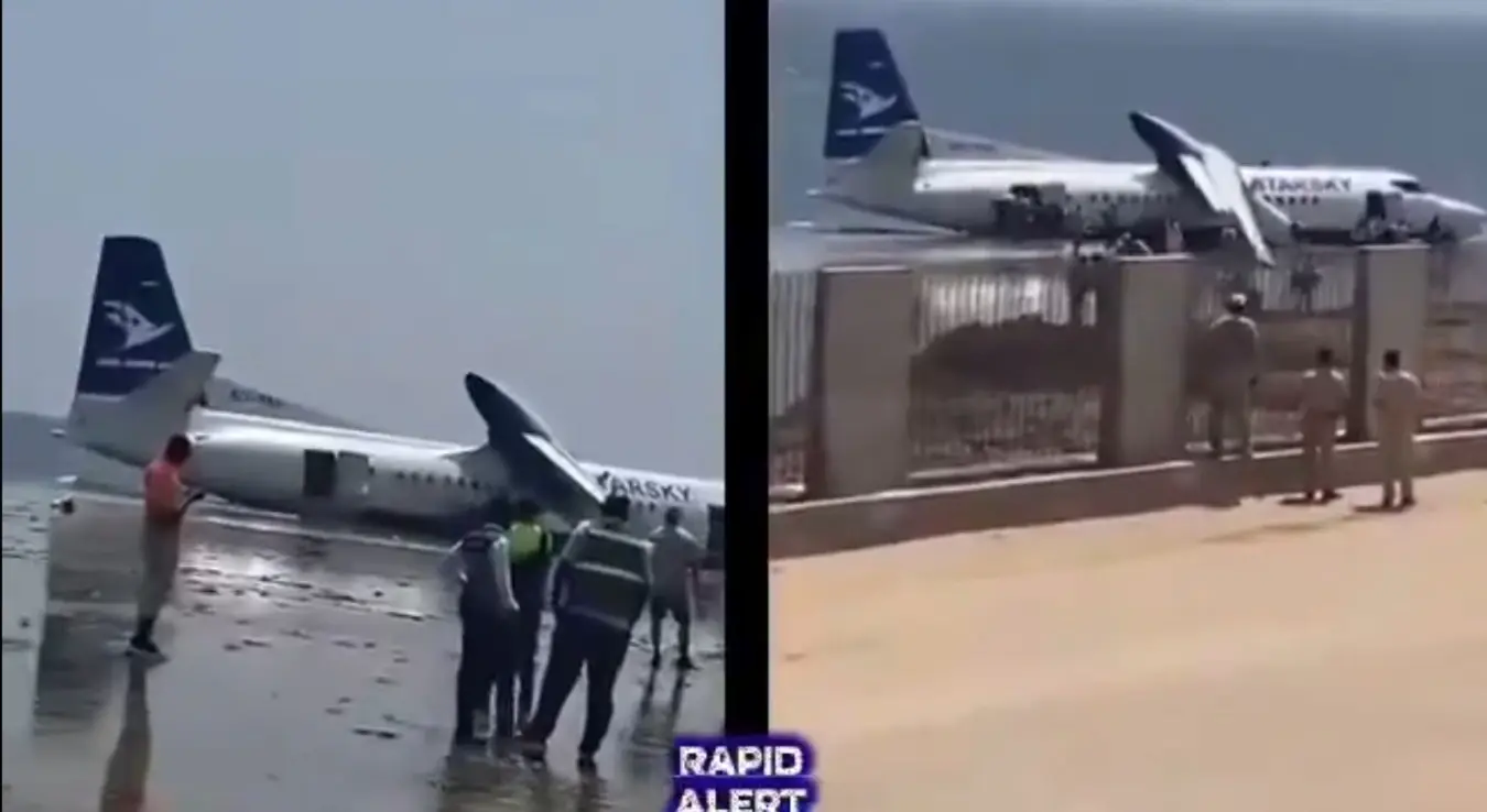 Авион полетио па се срушио на плажу, сви путници преживјели