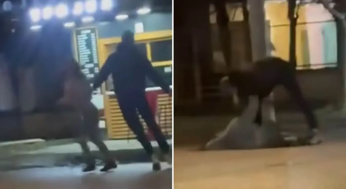 Фудбалски голман на улици тукао невјенчану супругу: Појавио се снимак насиља