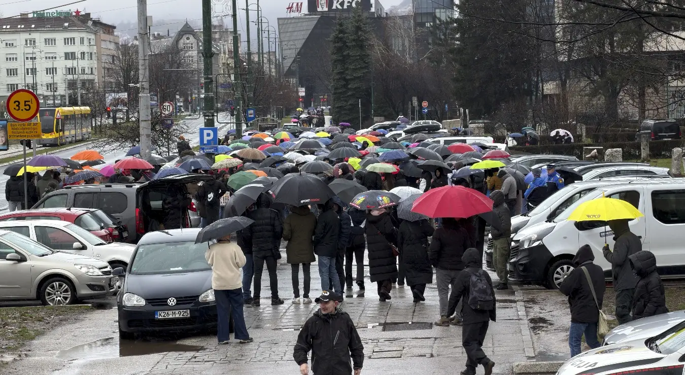 завршен протест у сарајеву