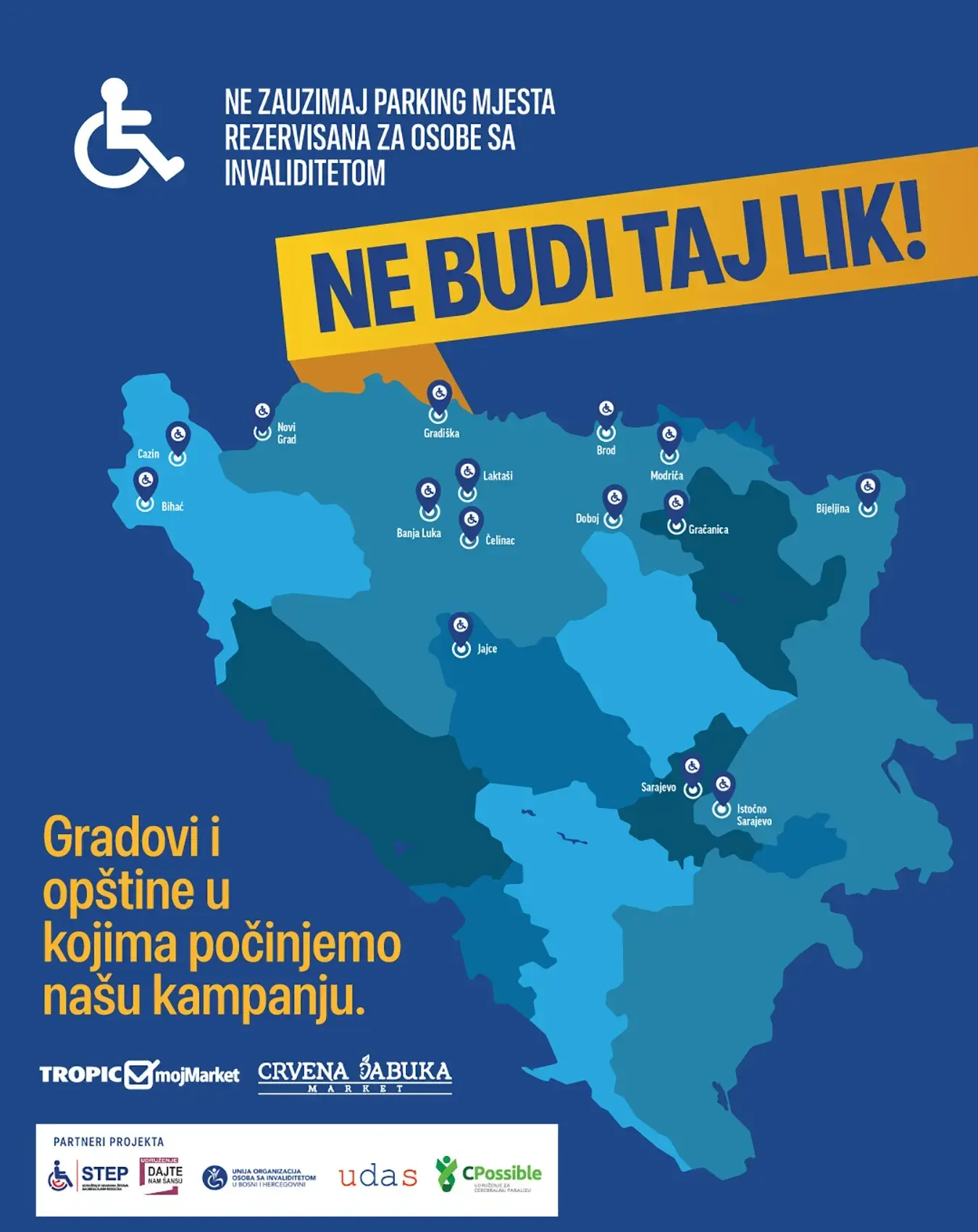 Мапа паркинг мјеста