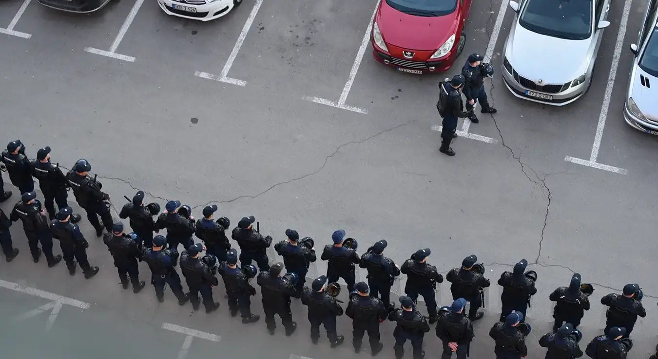 Жандармерија код Градског стадиона