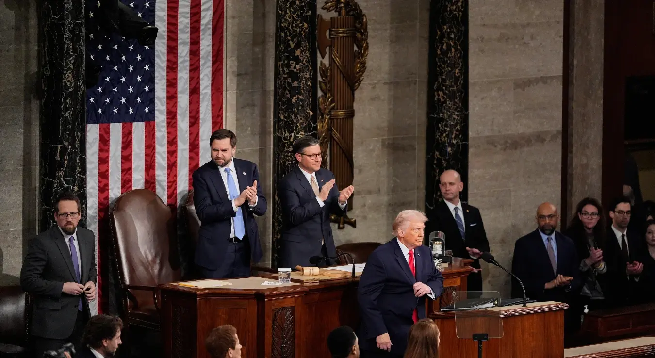 Предсједник САД-а Доналд Трамп у обраћању Конгресу