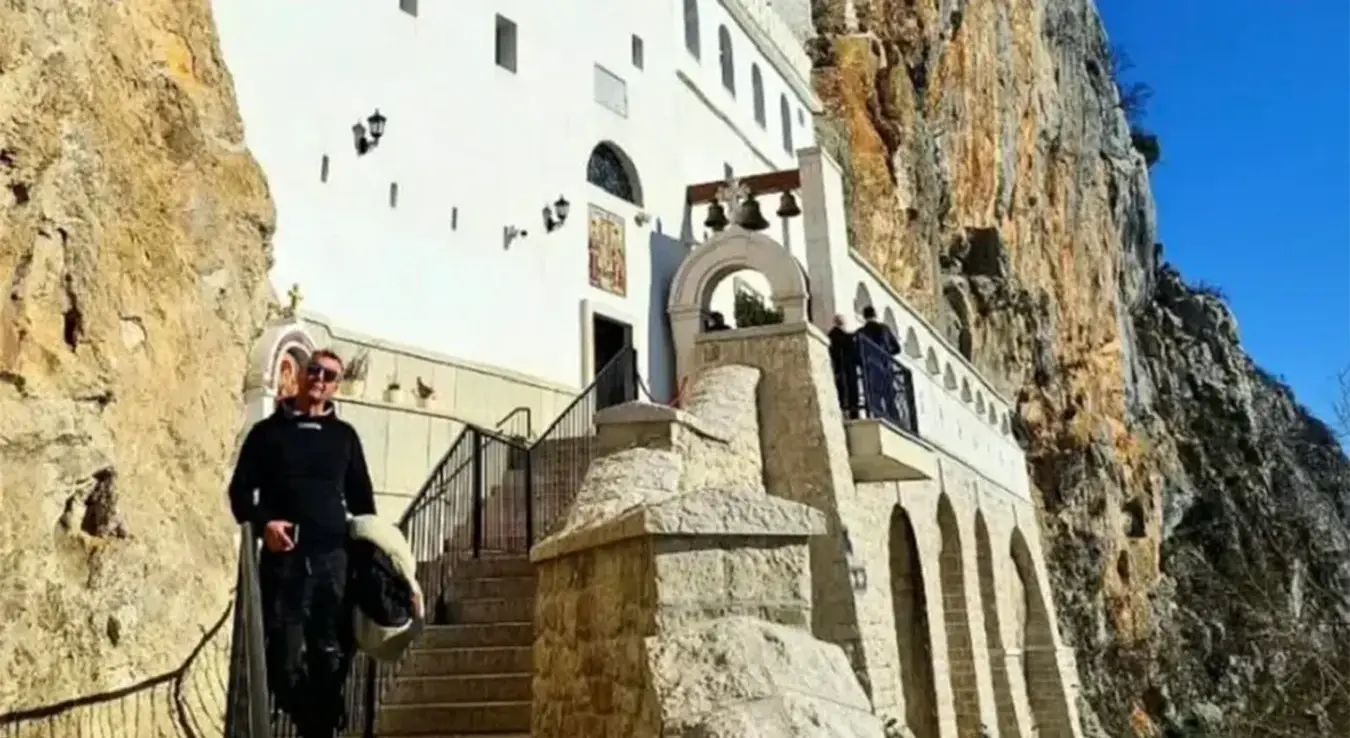 Милан Милошевић на Острогу