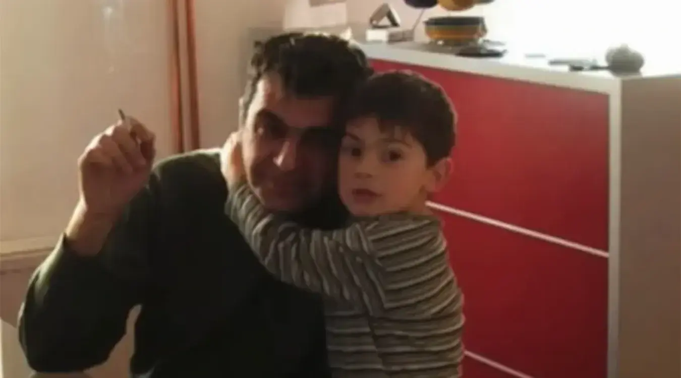 Лука Црепуљаревић с оцем