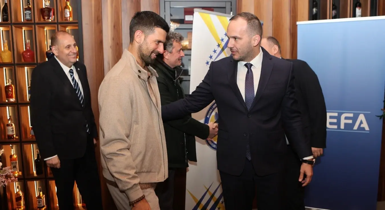 Зељковић угостио Ђоковића, Чеферина и остале представнике УЕФА