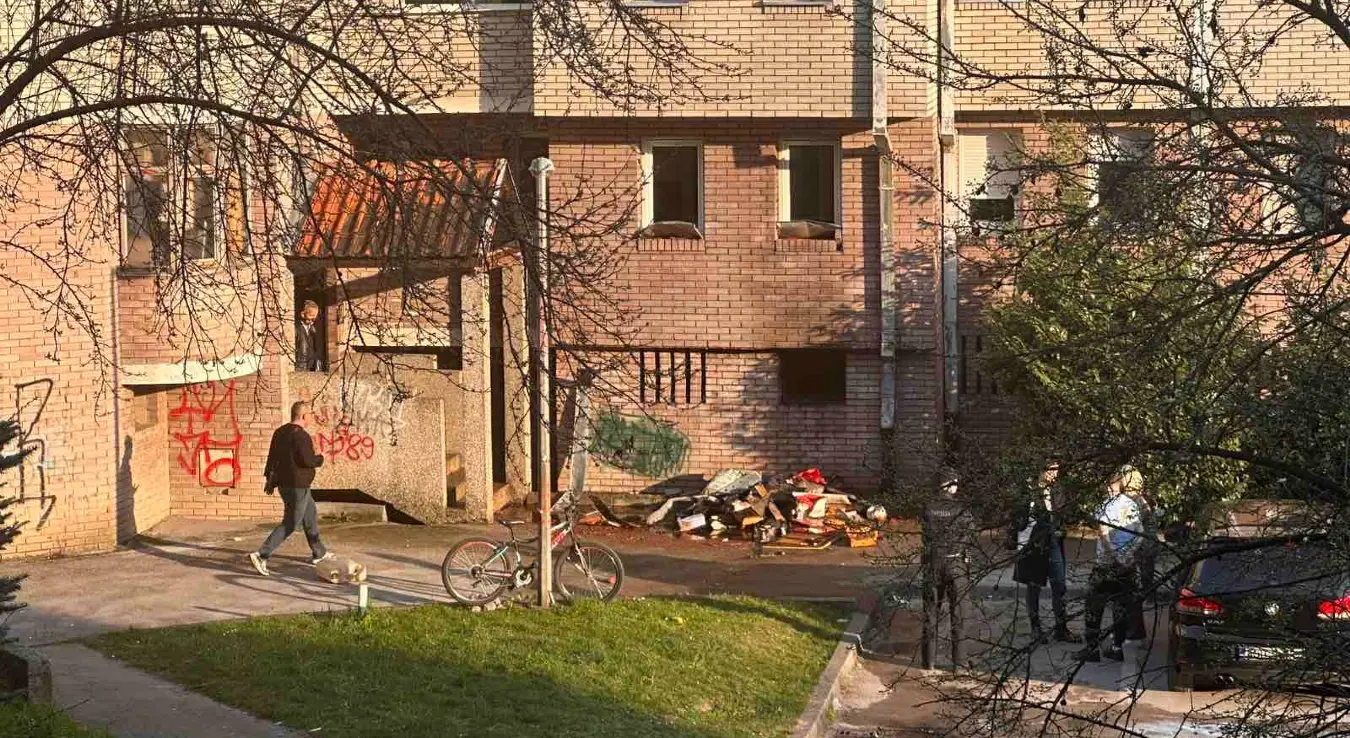 Пожар у бањалучком насељу Мјесец