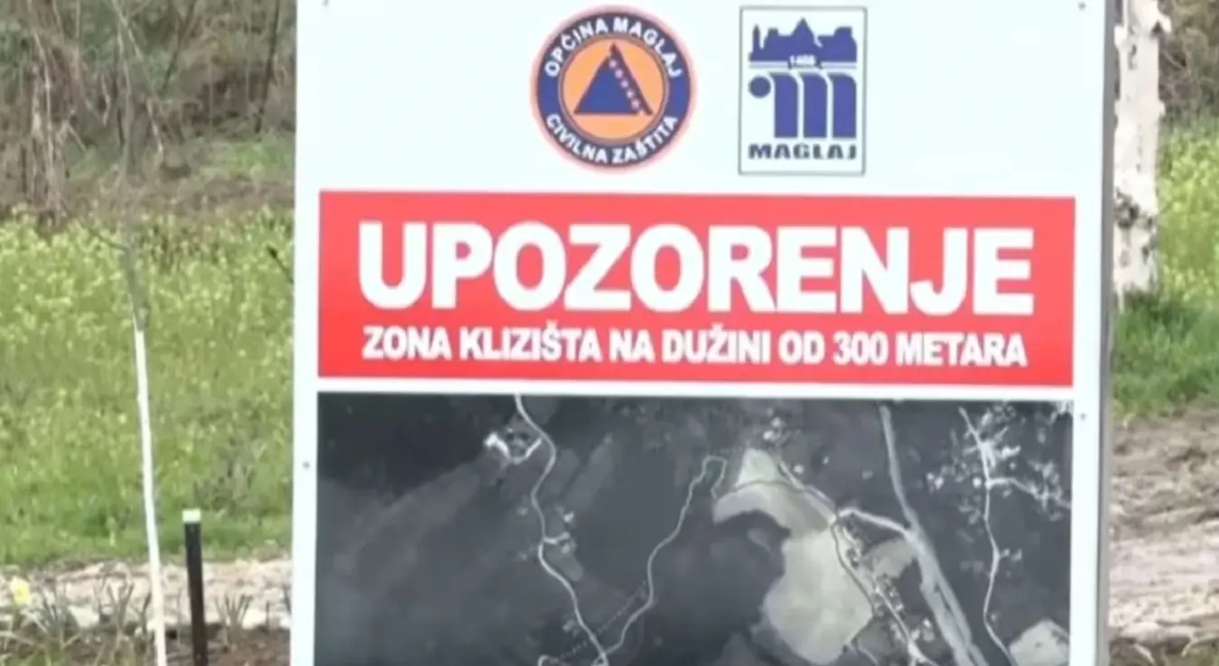 Клизиште код Маглаја угрожава стамбене објекте и Коридор 5ц