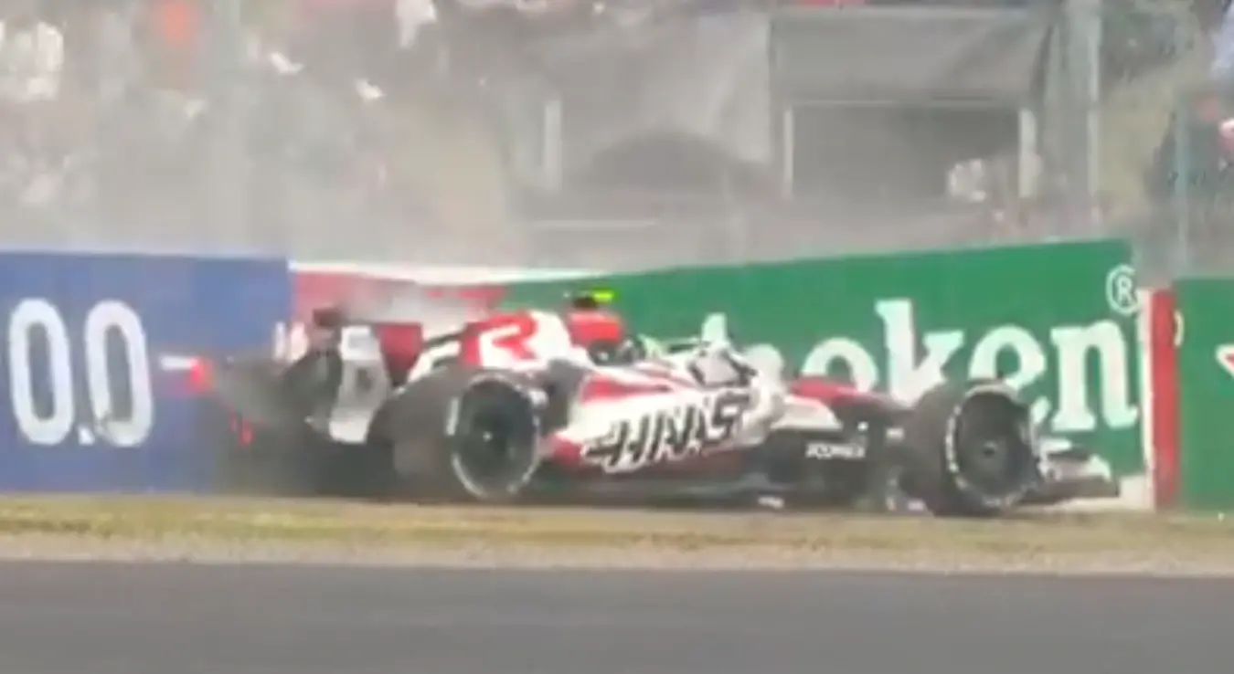 Несрећа у Формули 1, Оливер Бирман излетио са стазе