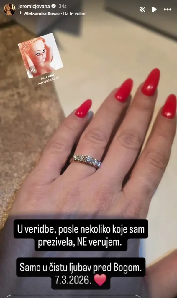 Вјерила се Јована Јеремић