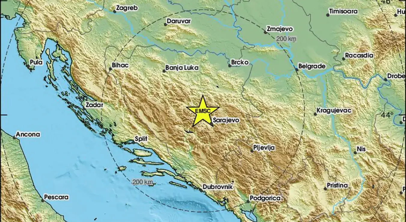 Земљотрес код Високог