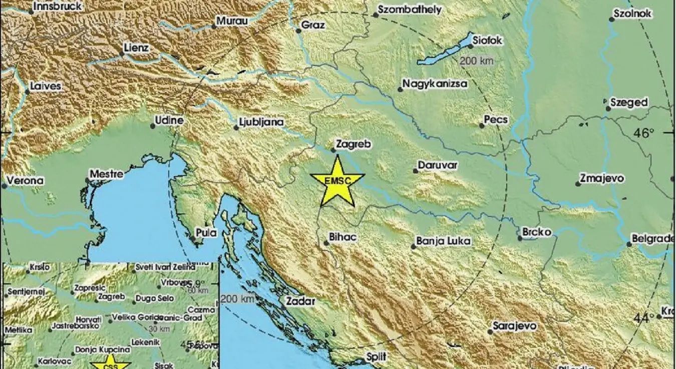 Земљотрес погодио Хрватску, мјештани узнемирени: "Добро је грмјело и затресло"